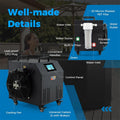 Ice Bath Chiller for Cold Plunge Tubs, 0.8HP Professional Cold Therapy Chiller with Wheels, WiFi App Control, Built-in Pump, 2 Filters & 3 Hoses