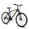 Hiland 26 27.5 29 in Mountain Bike, Mens Womens MTB with 21 Speeds, High - Tensile Steel Frame, V Brake, Hardtail Bicycle for Adults